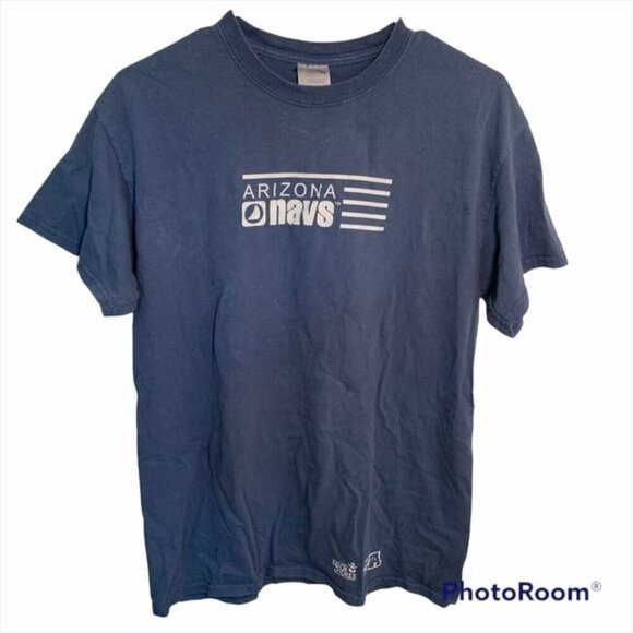 Gildan Short Sleeve T-Shirt Arizona Navs - Picture 1 of 6